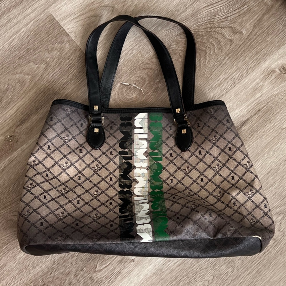 L.A.M.B. Large leather tote bag